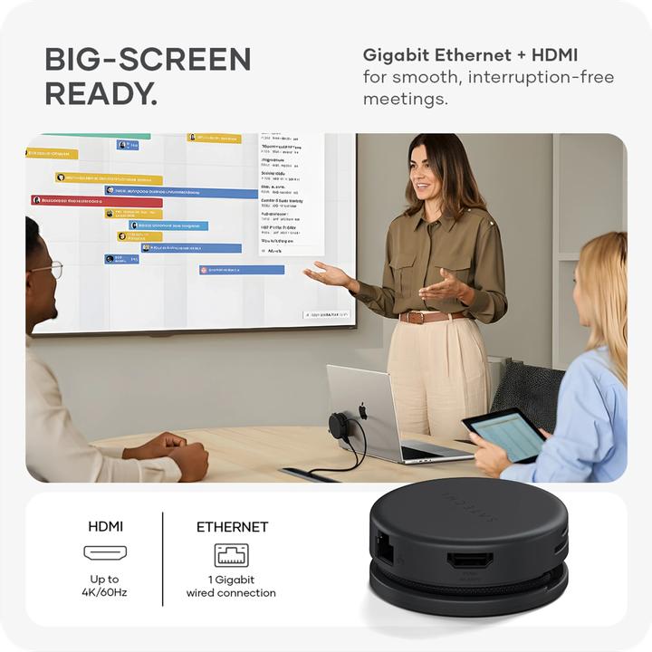 Produktbild Satechi OntheGo 7-in-1 Multiport Adapter (USB-C, 7 Ports)