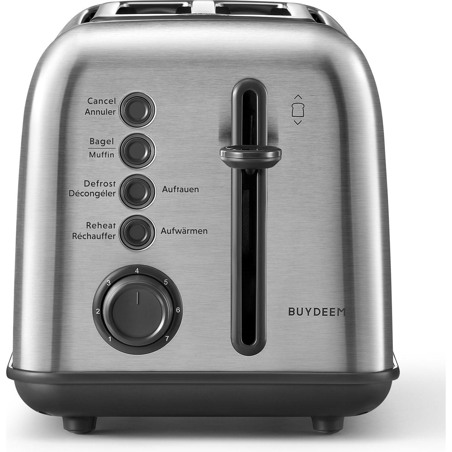 Buydeem DT620-SS, Toaster, Silber