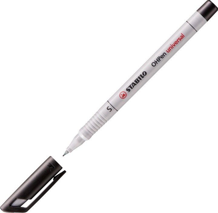 Produktbild STABILO OHPen universal Folienstift wasserlöslich (Schwarz, 0.40 mm, 1 x)