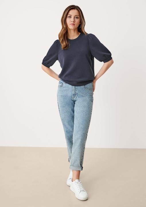 Produktbild s.Oliver Sweatshirt Scuba-Sweater mit Puffärmeln (L)