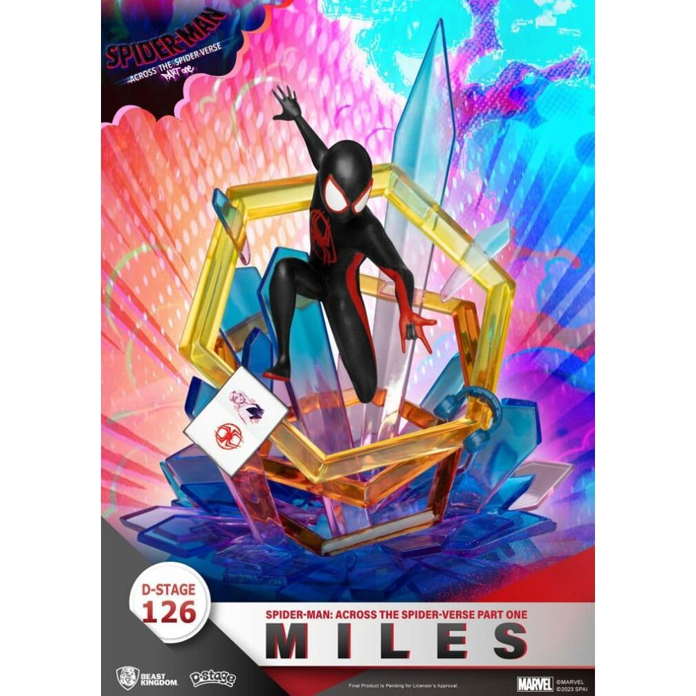 Beast Kingdom Marvel D-Stage PVC Diorama Spider-Man: Across the Spider-Verse Part One-Miles 15 cm
