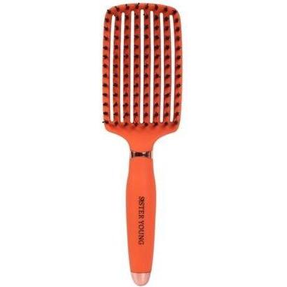 Schwester Young Arancia Spazzola + Pettine, Spazzola Per Capelli Ovia