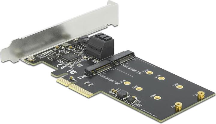 Actual product image Delock SATA controller PCI-Ex4 - 3xSATA3, 2xM.2 Key-B