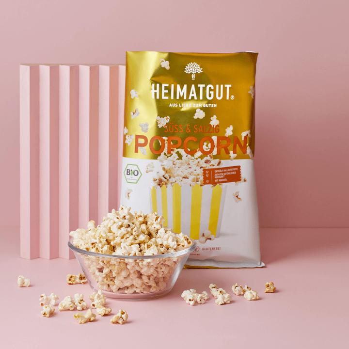 Produktbild Heimatgut Popcorn Süss & Salzig Bio (90 g, 1 Stk.)