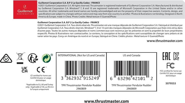 Actual product image Thrustmaster TPR Pendular Rudder (PC)