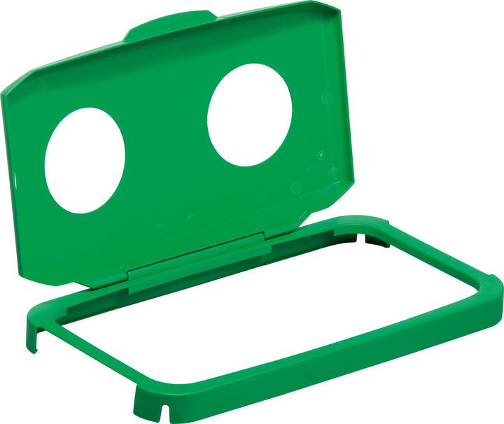 Produktbild Durable Klappdeckel für DURABIN® 60L rechteckig mit 2 Öffnungen 1 ST 1800501020 (60 l)