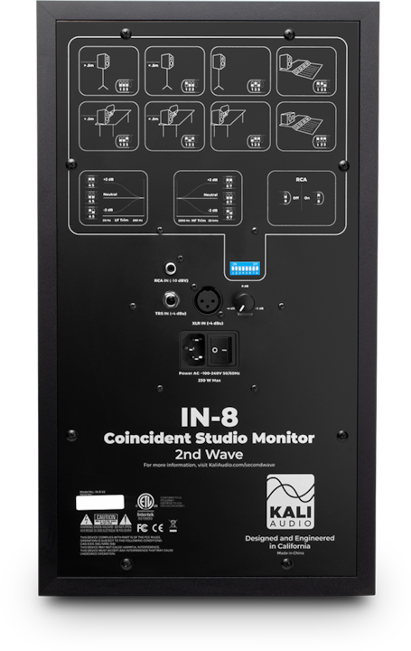 Productafbeelding Kali Audio IN-8 2e golf studiomonitor (Actief, 1 stuk)