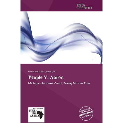 People V. Aaron, Fachbücher