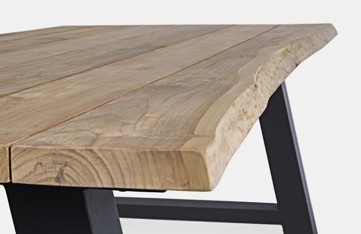 Actual product image Bizzotto Garden table Rolland anthracite (240 x 100 x 77 cm)