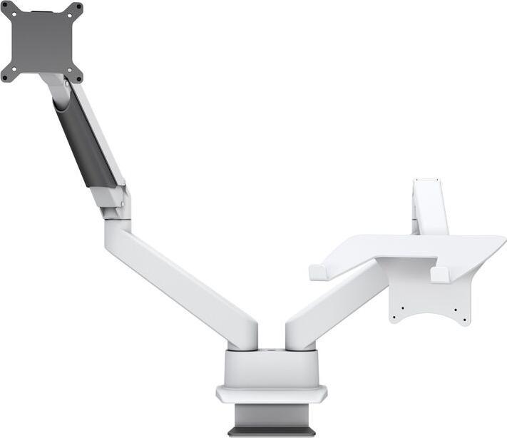Image du produit Multibrackets Support d'écran Duo 32", alu, blanc, pivotant à 90 (Tables, 32", 10 kg)