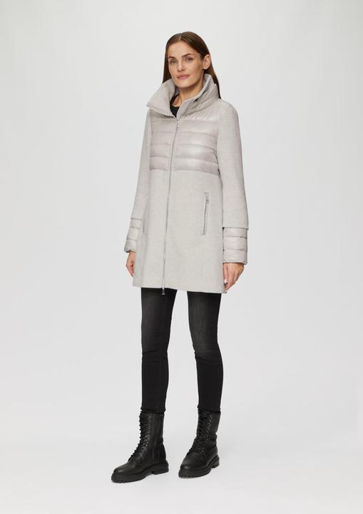 Immagine prodotto S.Oliver Outdoor-Mantel Mantel im Fabricmix mit hohem Stehkragen