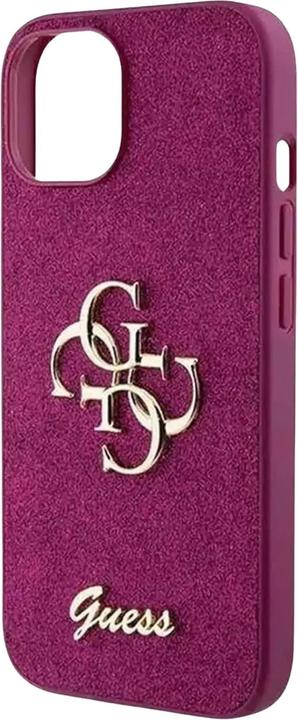 Immagine prodotto Guess GUHCP15LHG4SGU Custodia rigida per iPhone 15 Pro 6.1" viola/viola Glitter Script Big 4G (Apple iPhone 15 Pro)