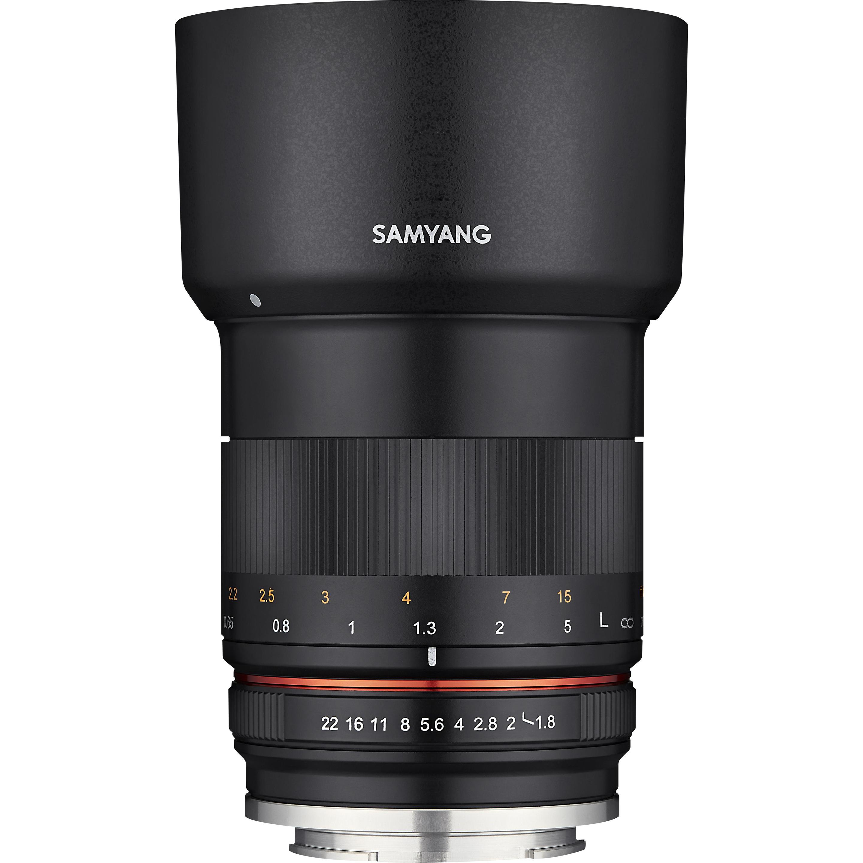 Samyang 85mm f/1.8 ED UMC CS Sony E (Sony E, APS-C / DX), Objektiv, Schwarz