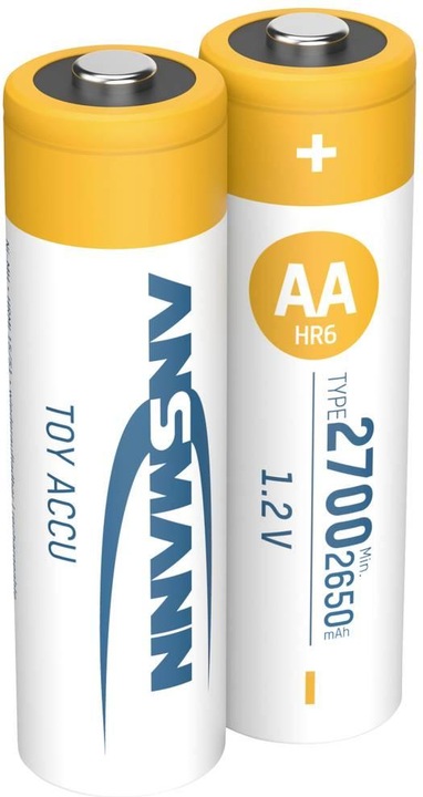 Produktbild Ansmann 1312-0037 Mignon (AA)-Akku NiMH 2650 mAh 1.2 V 2 St. (2 Stk., AA, 2650 mAh)