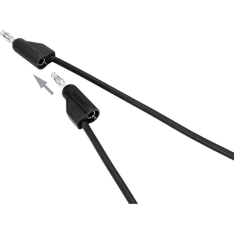 Thumbnail - Voltcraft, Kabelleitung, Hochflexible Messleitungen SET 2.0 m 30 V/AC, 60 V/DC 10 A (2 m)