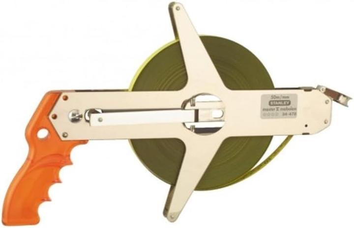 Immagine prodotto Stanley Metro a nastro Master II in acciaio (lunghezza 50 m, insensibile, marcatura 1 mm, con gancio fisso) (50 m)