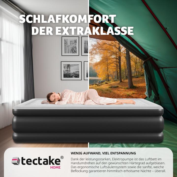 Image du produit tectake Matelas gonflable AirDreams avec pompe électrique