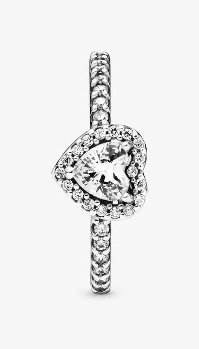 Immagine prodotto Pandora Anello Cuore Elevato (52, 925 Argento)