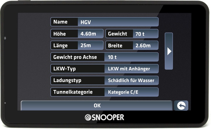 Actual product image Snooper PRO S6900 TRUCK (7")