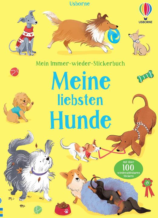 Mon livre d'autocollants sans fin : mes chiens préférés