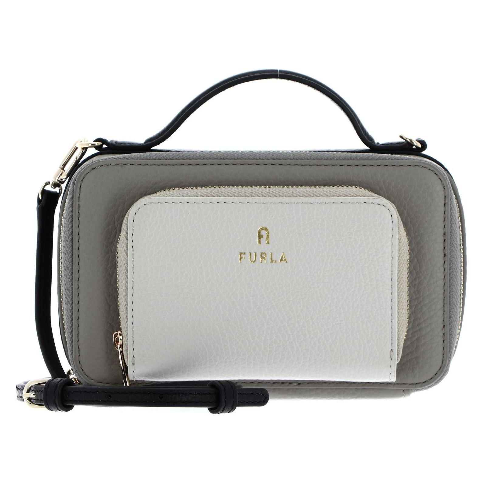 Furla, Damen, Handtasche, Camelia Mini Crossbody, Grau