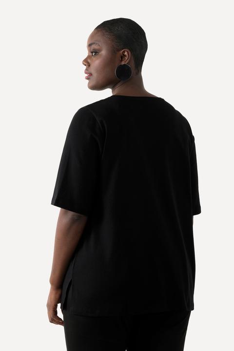 Produktbild Ulla Popken T-Shirt, A-Linie, V-Ausschnitt, Halbarm (46, 48)