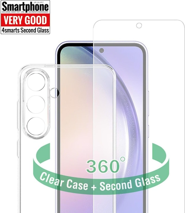 Produktbild 4smarts 360° Protection Set für Samsung Galaxy A35 (1 Stück, Samsung Galaxy A35)