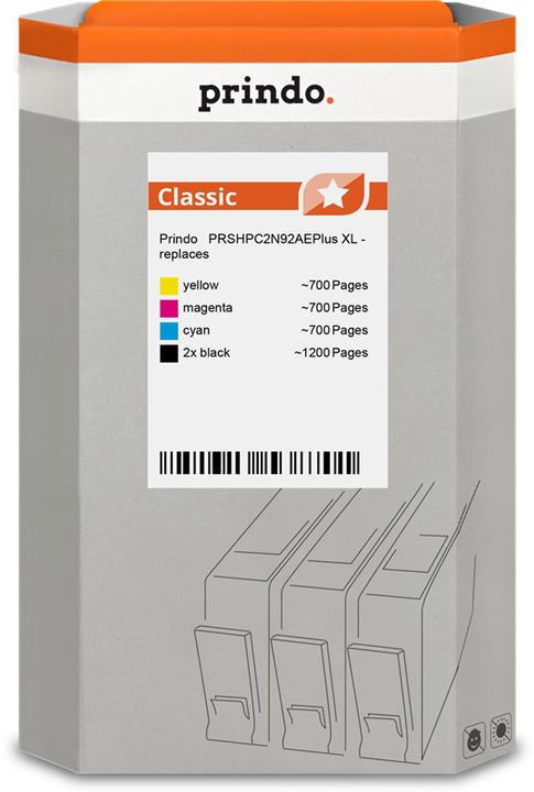 Produktbild Prindo kompatibel mit HP 920XL 2x /// (BK, C, M, Y)