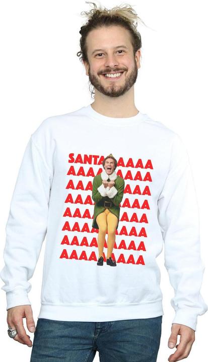 Immagine prodotto Elf Buddy Santa Scream Felpa Uomo (L)