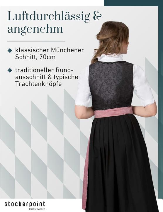 Image du produit Stockerpoint Dames Dirndl Dakota Jurk, zwart, 42 (42)