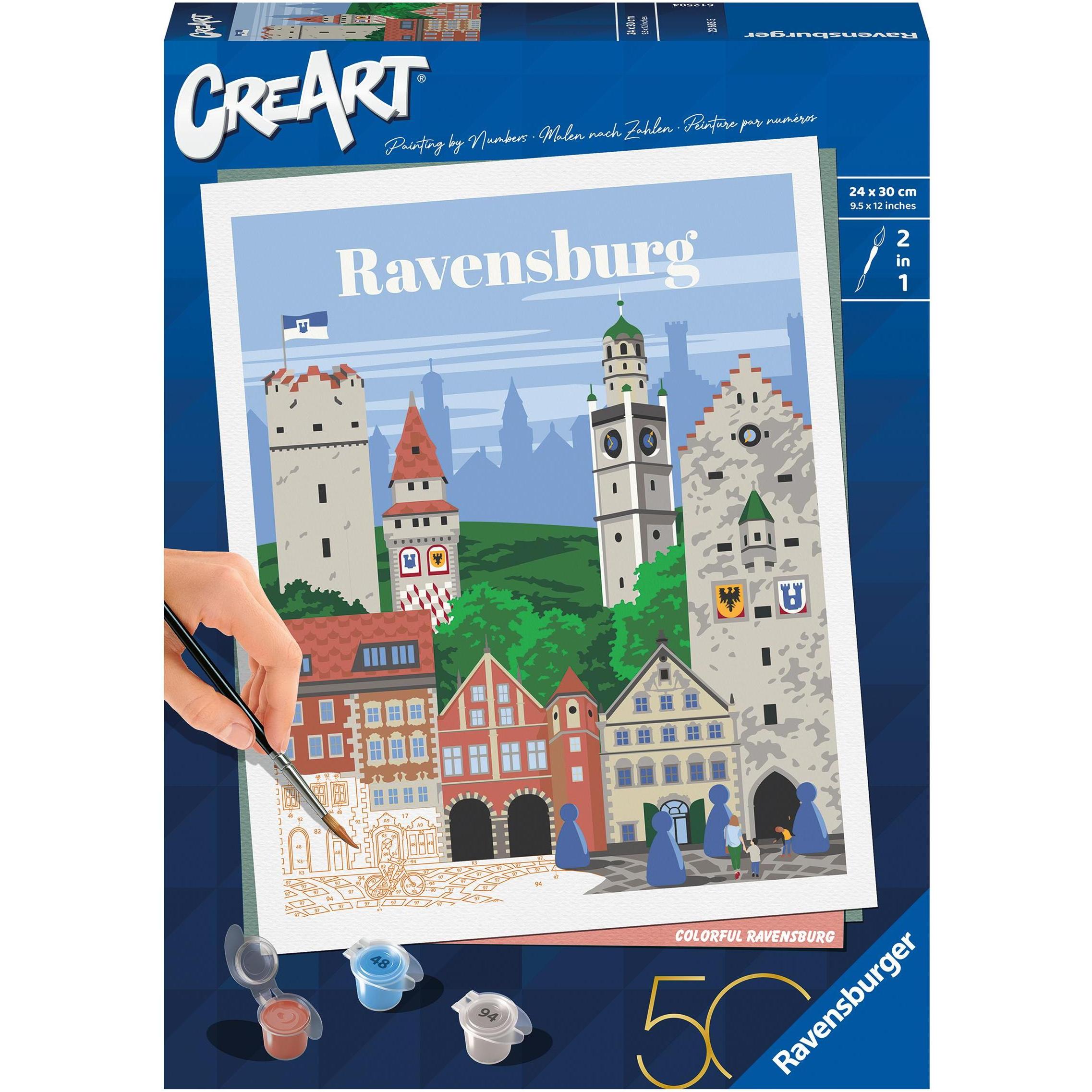 Ravensburger CreArt - Malen nach Zahlen Colorful Ravensburg