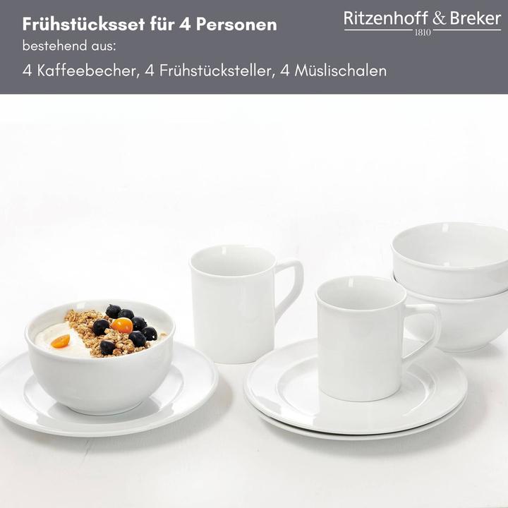 Image du produit Ritzenhoff & Breker Service de petit déjeuner "SIMPLE", 12 pièces (12 pcs)