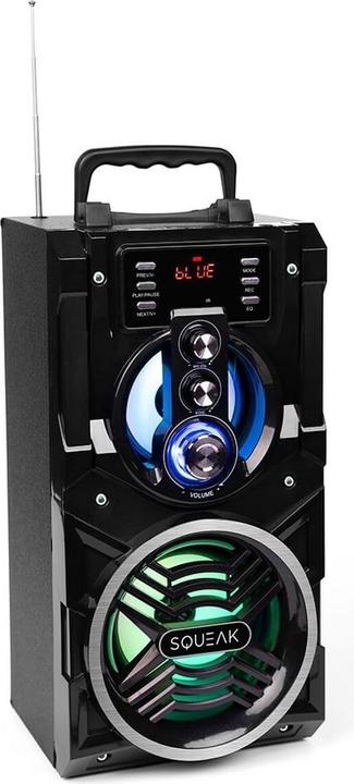 Produktbild Squeak Beatboxer Bluetooth 5.1 Speaker - Głośnik Bluetooth Z Karaoke Radio Fm Microsd Aux I USB S (1x 20 W)