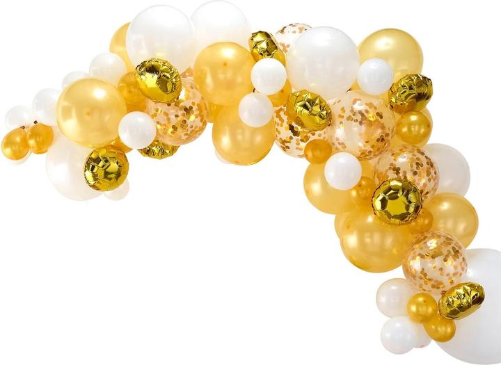 Gold, White