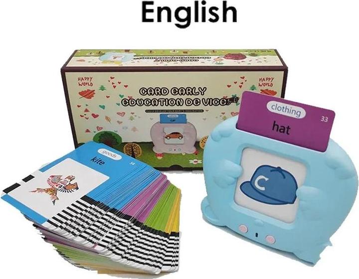 Actual product image Activity Board Learning Machine for Kid Talking Flash Cards Kindergarten Kids Language Electronic Audio Book