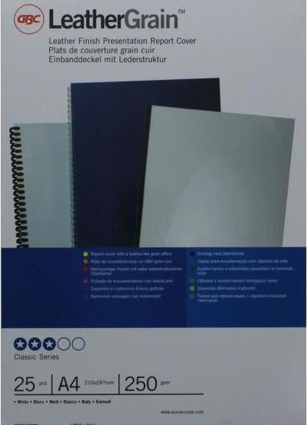 GBC LeatherGrain cover material A4