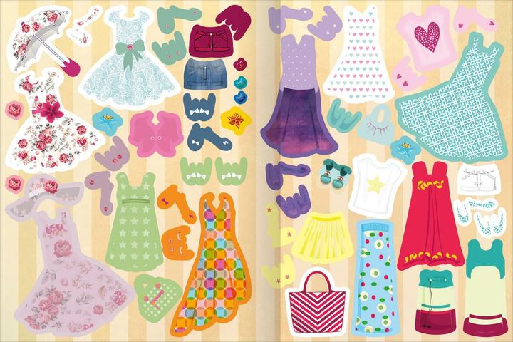 Produktbild Das superdicke Stickerheft  Anziehpuppen