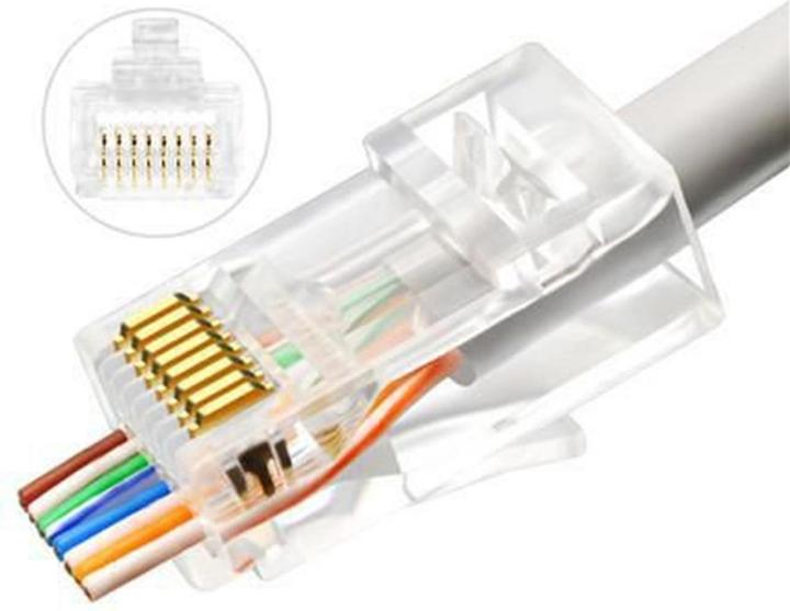 Lanview RJ45 UTP kištukas Cat6A skirtas (Netzwerkkabel Stecker)
