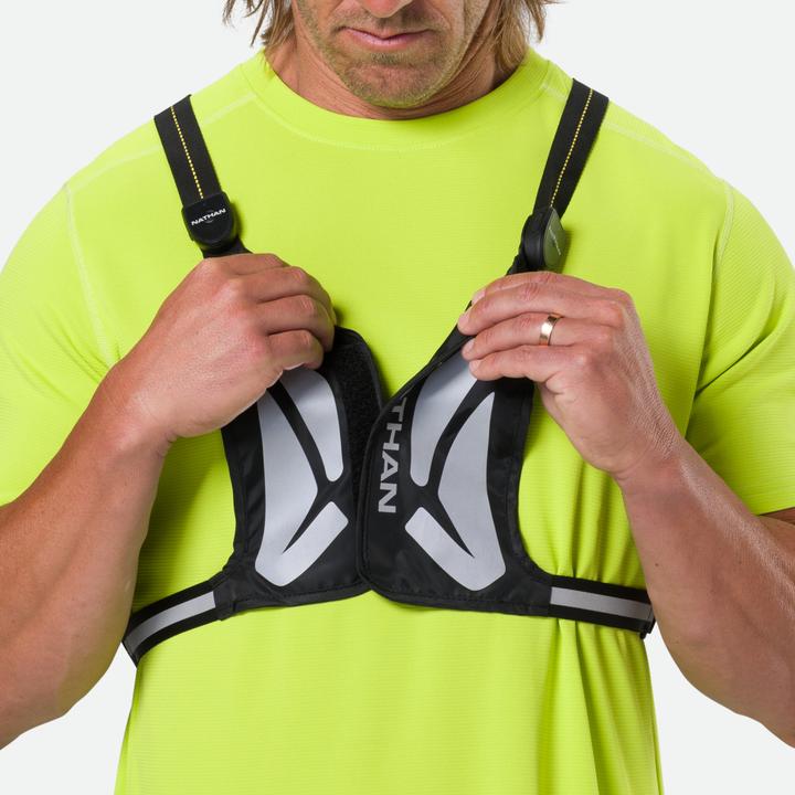 Produktbild Nathan Laser Light Web” running vest with reflective LED light (One Size)