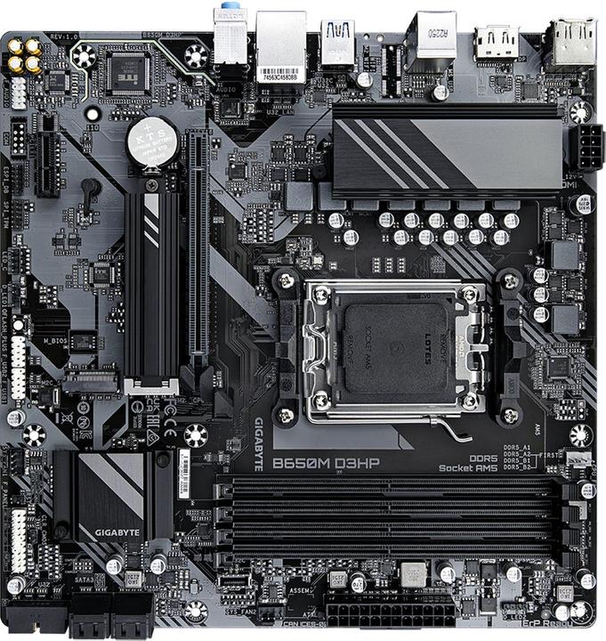 Image du produit Gigabyte B650M D3HP (AM5, AMD B650, mATX)