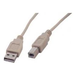 MCL USB 2.0 CABLE A PLUG ON B PLUG 2M (2 m), USB Kabel