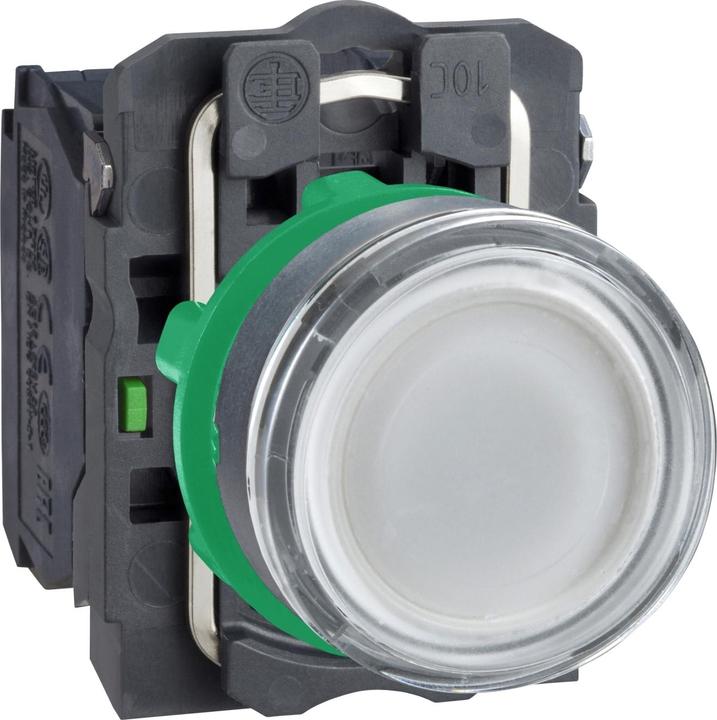 Produktbild Schneider Electric Ill Pushbutton Round white 1NO/1NC 220V