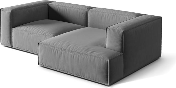 Image du produit Micadoni Canapé D'Angle Droit Modulaire, "Nuria", 3 Places, 147x252x72 Fabriqué en Europe (Canapé d'angle, Canapé modulaire)