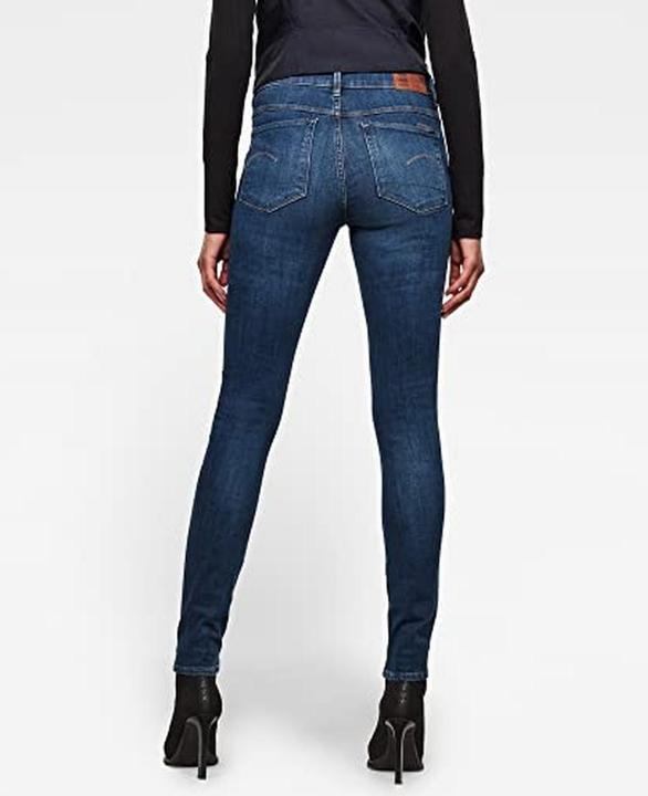 Actual product image G-Star 3301 High Skinny Jeans Superstretch worn in coal (W31/L32)