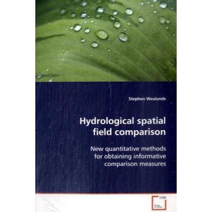 Hydrological spatial field comparison, Fachbücher von Stephen Wealands