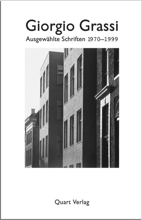Produktbild Ausgewählte Schriften 1970-1999 (Deutsch, Giorgio Grassi, 2001)