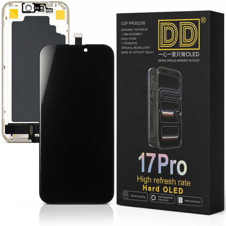 Diamond Dotz DD Hard OLED Display für iPhone 17 Pro (mit IC Austausch) (Scherm, Apple iPhone 17 Pro)