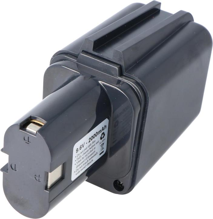 Actual product image AccuCell Bosch battery 2607300002, narrow Dimensions (9.6 V)