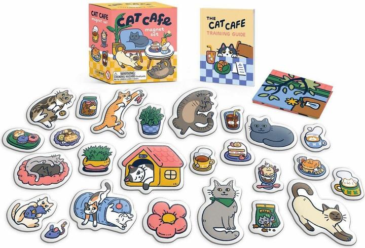 Set d'aimants Cat Cafe