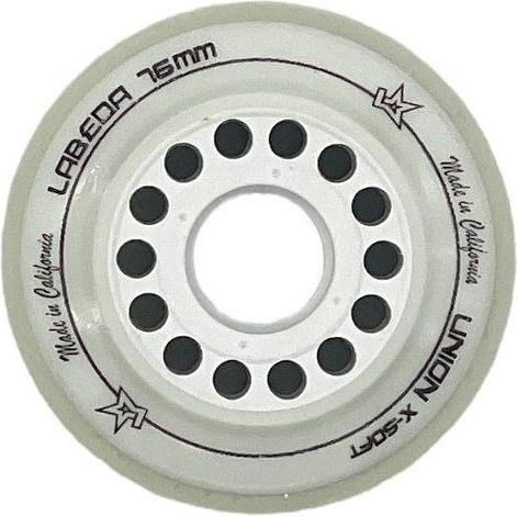 Produktbild Labeda Union X-Soft 4er-Pack Rollhockey-Räder (Weiss, 80 mm) (80 mm)
